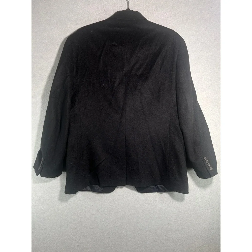Lauren Ralph Lauren Black 100% Camel Hair Blazer Sport Coat Mens 42S 42 Short